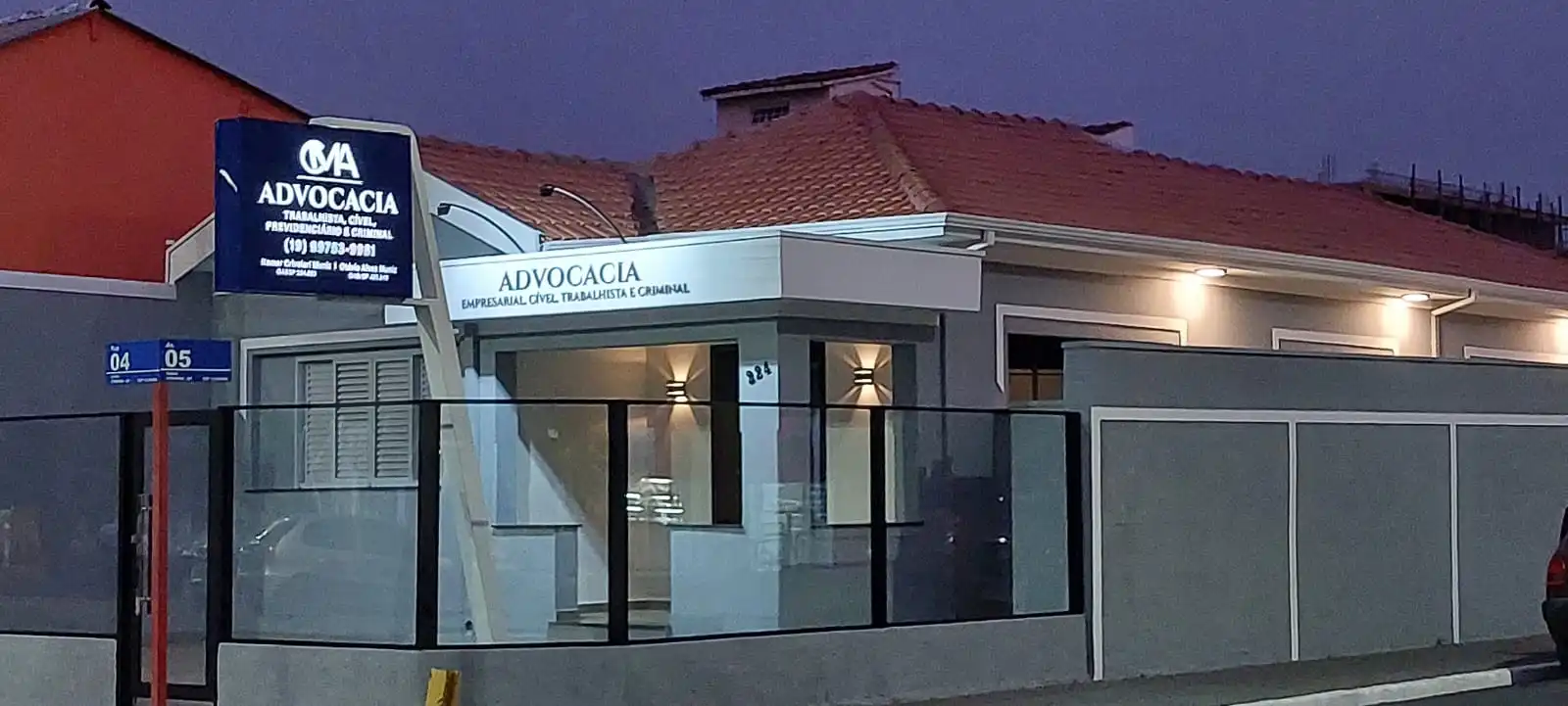 Fachada do Escritório
